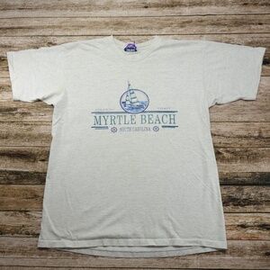 Sportswear Plus Men's Size Large Myrtle Beach Vintage Single Stitch Shirt #1362